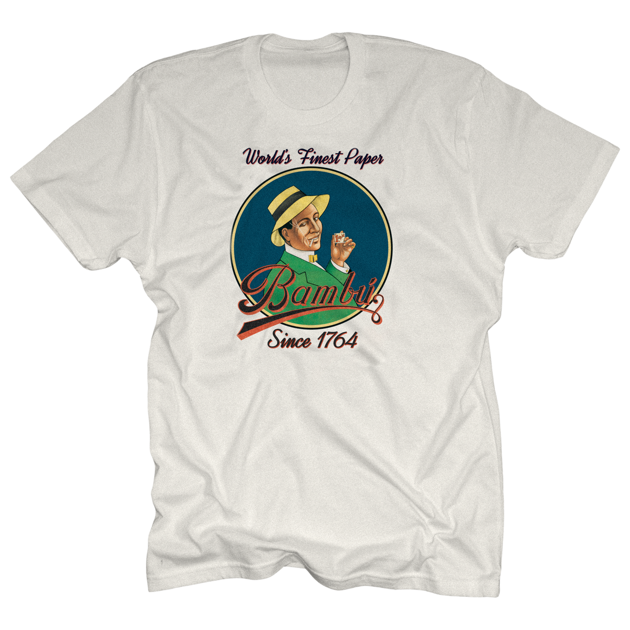 bambus shirt BAMBÚ LOGO ON NATURAL T-SHIRT