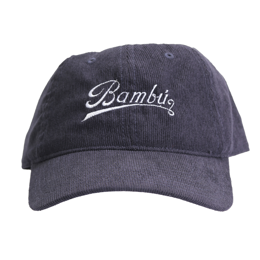 Bambu Script Corduroy Cap